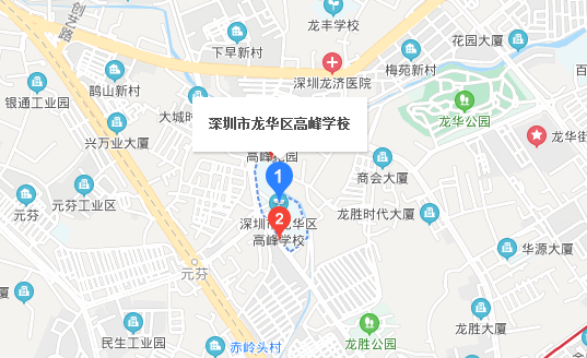 深圳自考高峰学校考场地址及乘车路线