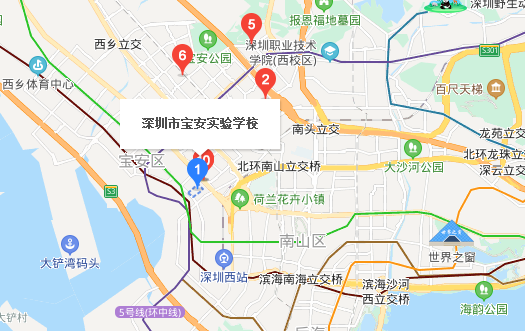 深圳自学考试考点[宝安实验学校]地址、公交(图1)